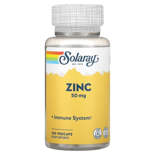 Solaray Zinc -- 50 mg - 100 Vegetarian s