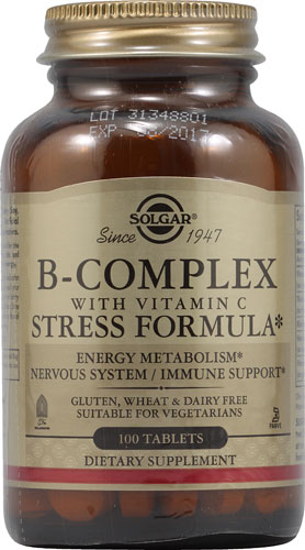 Solgar B-Complex with Vitamin C Stress Formula