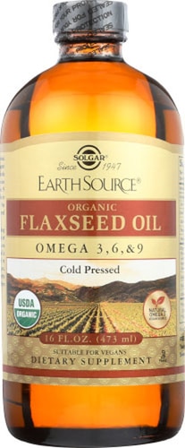 Solgar Earth Source® Organic Flaxseed Oil -- 16 fl oz