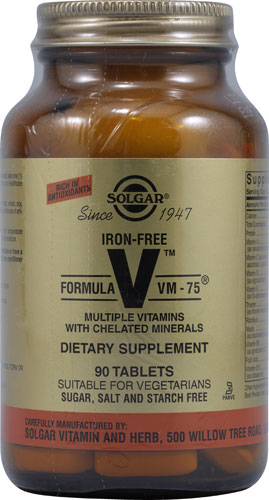 Solgar Formula VM-75® Iron-Free