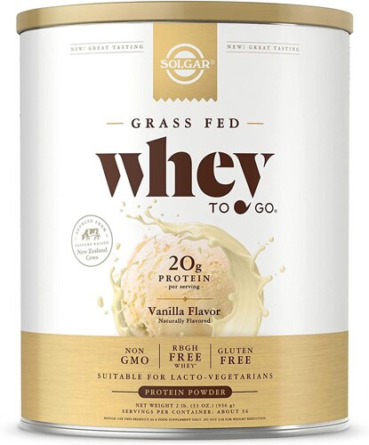 Solgar Whey To Go® Whey Protein Powder Vanilla -- 2 lbs