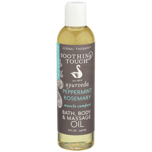 Soothing Touch Ayurveda - Peppermint Rosemary - Muscle Comfort - Bath and Body Oil -- 8 fl oz