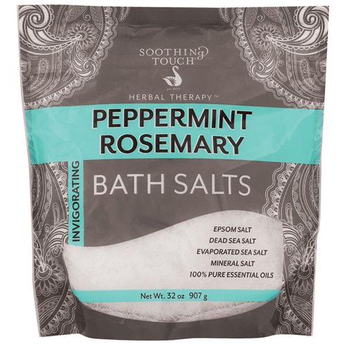 Soothing Touch Bath Salts Peppermint Rosemary -- 32 oz