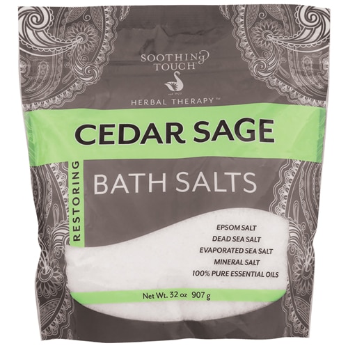 Soothing Touch Herbal Therapy Epsom Bath Salts - Cedar Sage