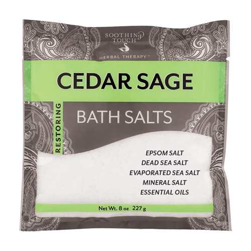 Soothing Touch Herbal Therapy Epsom Bath Salts - Cedar Sage