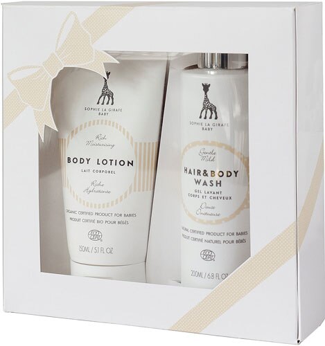 Sophie La Girafe Cosmetics Baby Gift Box Body Lotion and Hair and Body Wash -- 1 Kit