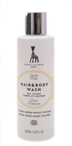 Sophie La Girafe Cosmetics Baby Hair &amp; Body Wash -- 6.8 fl oz