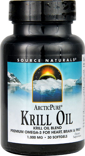 Source Naturals ArcticPure® Krill Oil -- 1000 mg - 30 Softgels