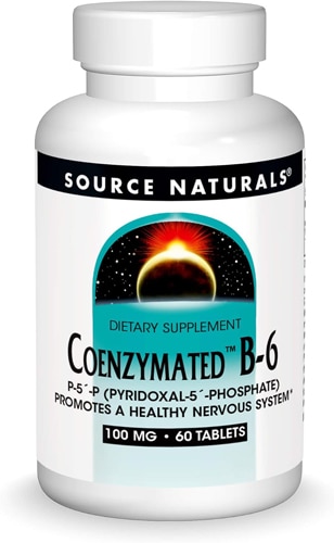 Source Naturals Coenzymated™ B-6 -- 100 mg - 60 Tablets