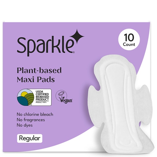 Sparkle Plant-Based Maxi Pads - Regular