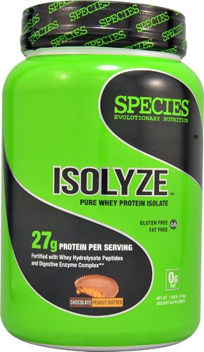 Species Nutrition Isolyze™ Chocolate Peanut Butter -- 22 Servings