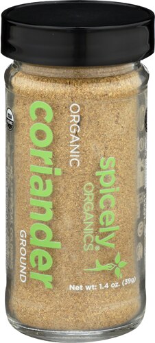 Spicely Organics Coriander Ground Jar -- 1.4 oz
