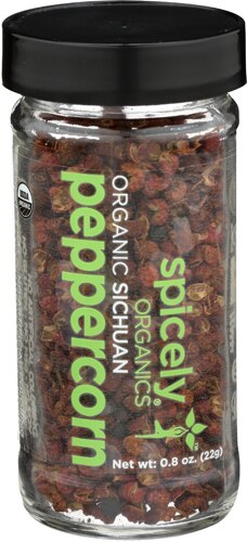 Spicely Organics Sichuan Peppercorns Jar -- 0.8 oz
