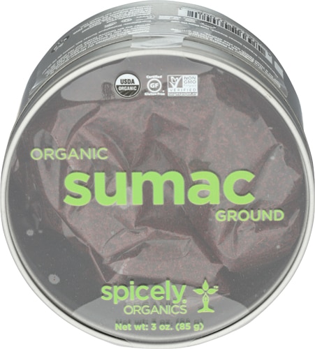 Spicely Organics Sumac Ground Tin -- 3 oz