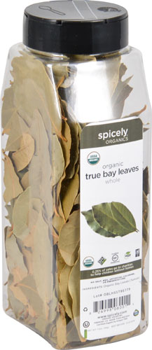 Spicely Organics True Bay Leaves Whole -- 1.5 oz