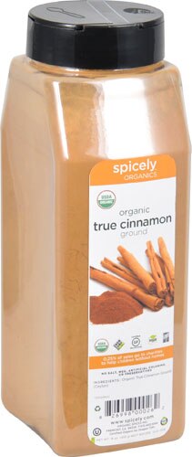 Spicely Organics True Cinnamon Ground -- 16 oz