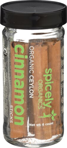 Spicely Organics True Cinnamon Sticks Jar