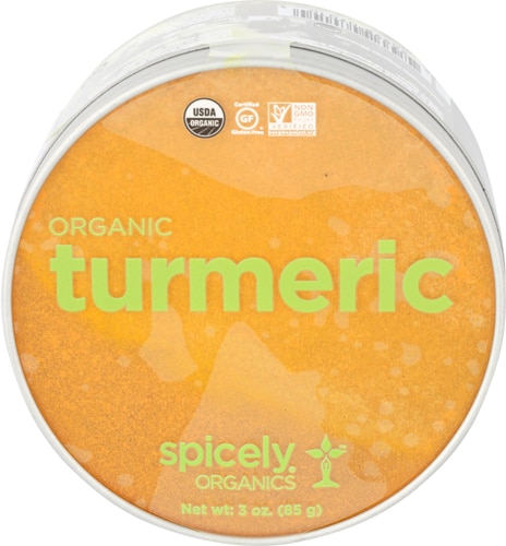 Spicely Organics Turmeric Powder Tin -- 3 oz