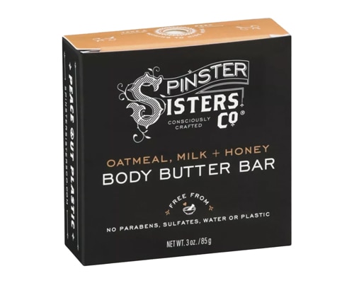 Spinster Sisters Co. Body Butter Bar Oatmeal Milk & Honey