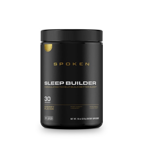 Spoken Nutrition Sleep Builder - NSF Certified for Sport Cherry