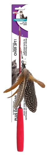 Spot Cat Toy Telescoping Kitty Teaser Wand - 36 Inch