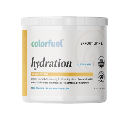 Sprout Living Colorfuel Hydration Drink Mix Lemon Citrus