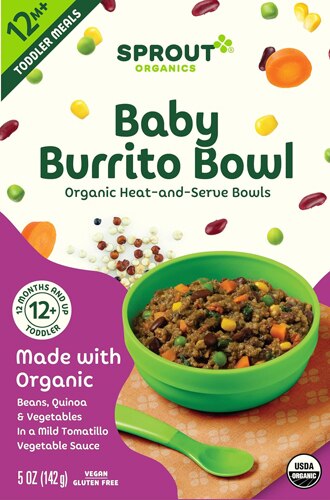 Sprout Organic Baby Food Baby Burrito Bowl -- 5 oz