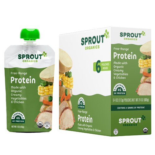 Sprout Organic Baby Food Creamy Vegetables with Chicken Stage 3