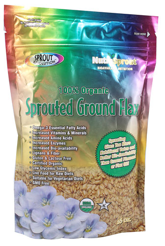 Sprout Revolution Organic Sprouted Ground Flax Original -- 16 oz