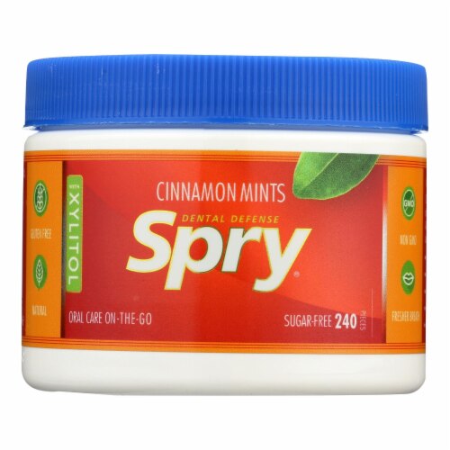 Spry Dental Defense Mints Cinnamon -- 240 Mints