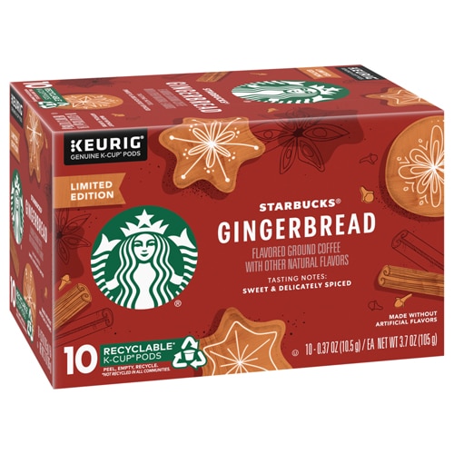 Starbucks Coffee KCup Pods Gingerbread 10 Pods Vitacost