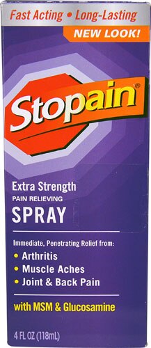 Stopain Extra Strength Pain Relieving Spray -- 4 fl oz