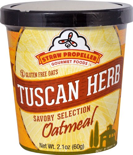Straw Propeller Gourmet Foods® Savory Selection Oatmeal Tuscan Herb -- 2.1 oz