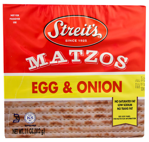 Streits Matzos Egg &amp; Onion -- 11 oz