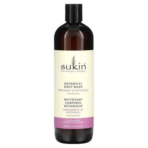 Sukin Botanical Body Wash Bergamot & Patchouli
