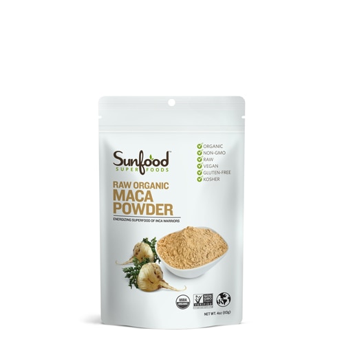 SunFood Raw Organic Maca Powder -- 4 oz