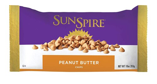 SunSpire Baking Chips Peanut Butter -- 10 oz