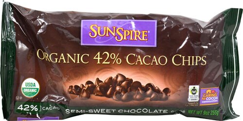SunSpire Organic 42% Cacao Chips Chocolate -- 9 oz