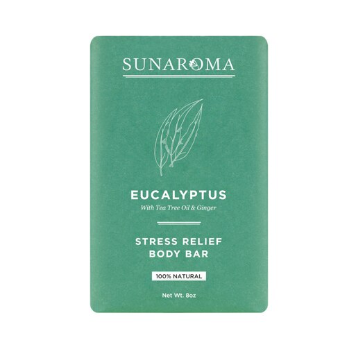 Sunaroma Eucalyptus Body Bar Soap -- 8 oz