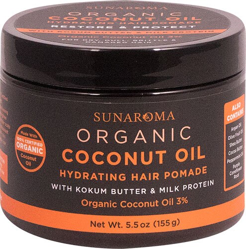 Sunaroma Hair Pomade Hydrating Coconut Oil -- 5.5 oz