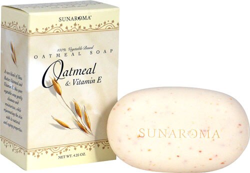 Sunaroma Oatmeal Soap &amp; Vitamin E -- 4.25 oz