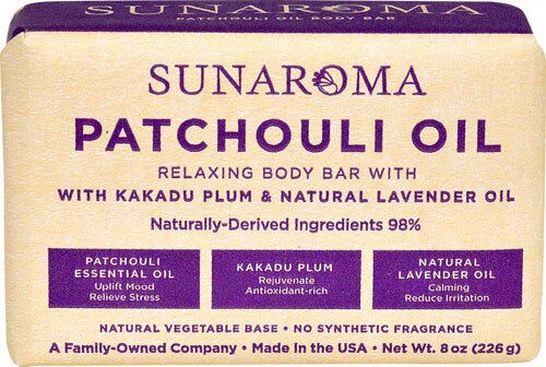 Sunaroma Patchouli Oil Body Bar Relaxing -- 8 oz