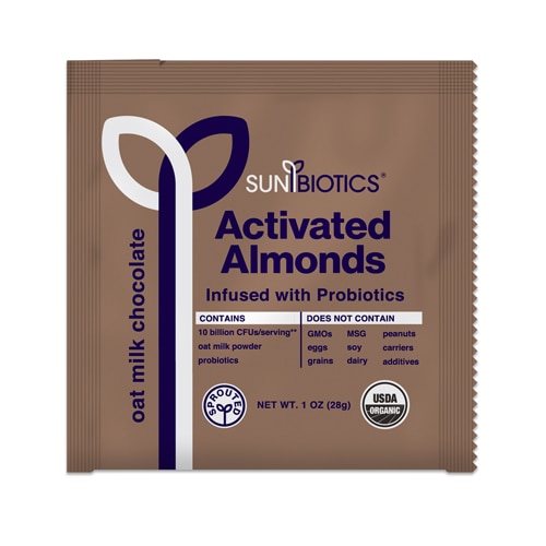 Sunbiotics Organic Probiotic Almonds Oat Milk Chocolate