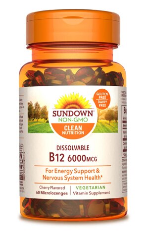 Sundown Naturals Maximum Potency B12 Sublingual Cherry