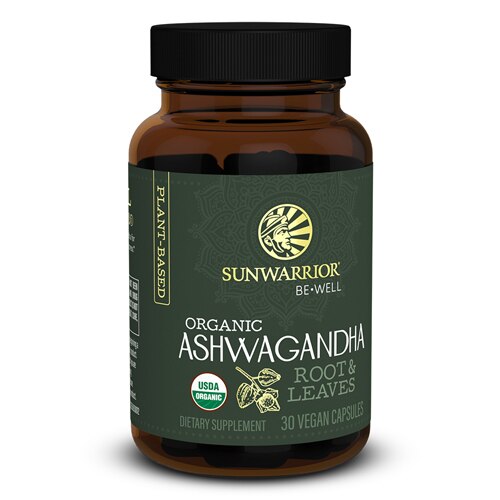 Sunwarrior Be Well Ashwagandha -- 30 Vegan Capsules