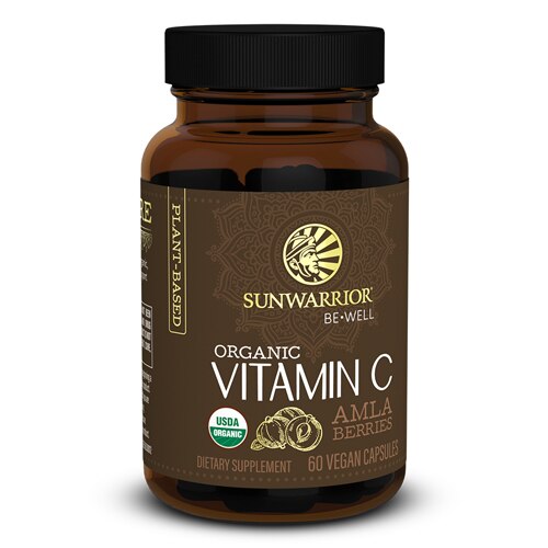 Sunwarrior Be Well Organic Vitamin C -- 60 Vegan Capsules