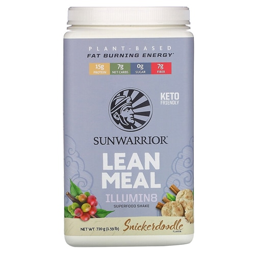 Sunwarrior Lean Superfood Shake Snickerdoodle -- 1.59 lb