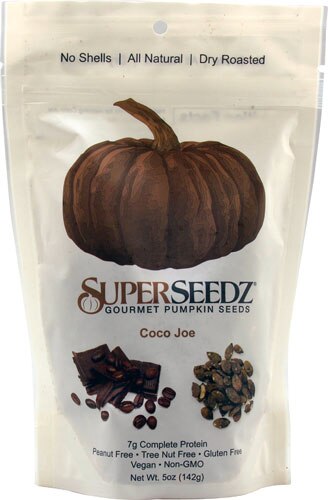 SuperSeedz Gourmet Pumpkin Seeds Coco Joe -- 5 oz