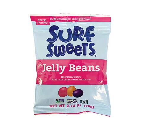 Surf Sweets Jelly Beans Cherry Orange & Grape -- 2.75 oz