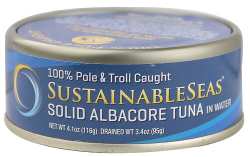 Sustainable Seas Solid Albacore Tuna in Water -- 4.1 oz